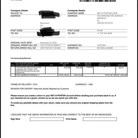 Prada Transparent and Tan Sunglasses - Picture 15 of 15